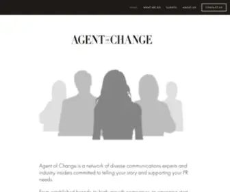 Agentofchange.com(Agent Of Change) Screenshot