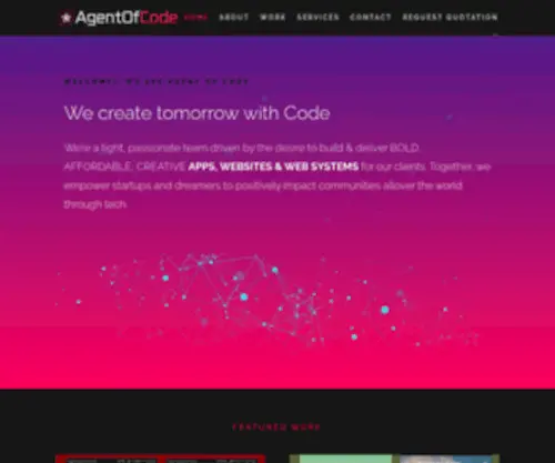 Agentofcode.com(Agent Of Code) Screenshot