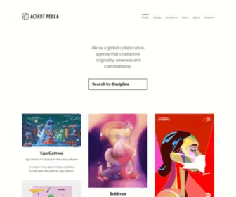 Agentpekka.com(We’re an illustration agency) Screenshot