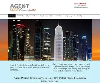 Agentpgs-Qatar.com(About Us) Screenshot