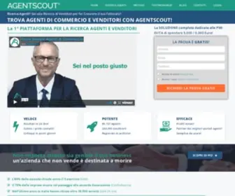 Agentscout.it(Il miglior portale per la ricerca Agenti di Commercio e Venditori) Screenshot