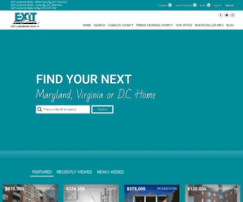 Agentstephon.com(Southern Maryland Real Estate and Homes for Sale) Screenshot