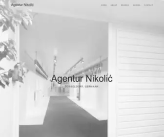 Agentur-Nikolic.com(Die Agentur Nikolic ist Vertriebsagentur für internationale Luxusmarken wie) Screenshot
