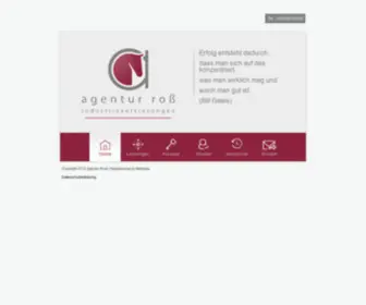 Agentur-Ross.de(Agentur Ross) Screenshot