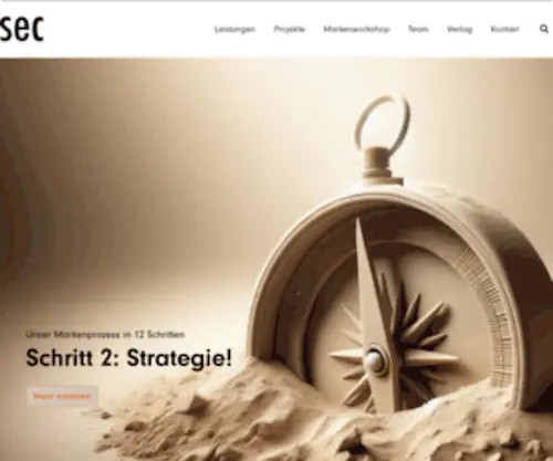 Agentur-Sec.de(Die Werbeagentur für Kommunikation und Design) Screenshot