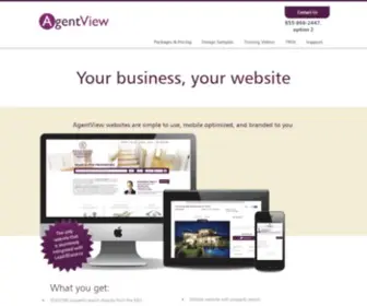 Agentviewsites.com(AgentView Website) Screenshot