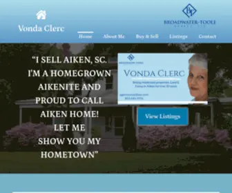 Agentvonda.com(Vonda Clerc) Screenshot