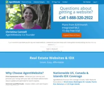 Agentwebsite.net(Real Estate Agent Websites With IDX) Screenshot