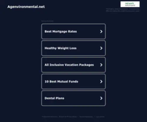 Agenvironmental.net(Agenvironmental) Screenshot
