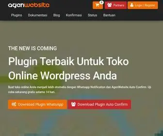 Agenwebsite.com(Plugin Toko Online Wordpress Terbaik) Screenshot