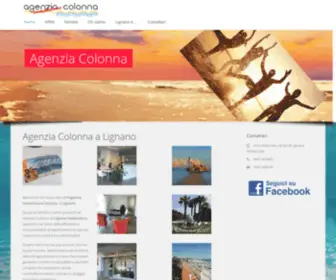 Agenziacolonna.com(Agenzia Colonna) Screenshot