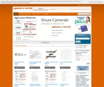 Agenziaeservizi.it(Online Visura camerale) Screenshot