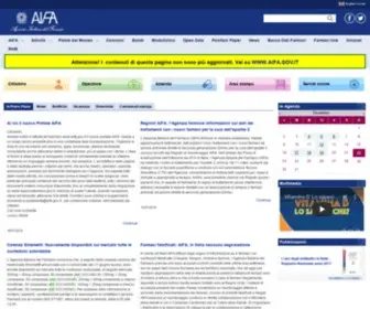 Agenziafarmaco.gov.it(The Italian Medicines Agency) Screenshot
