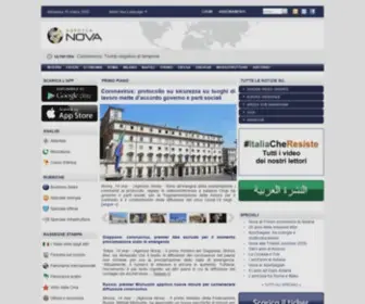 Agenzianova.com(Esteri, economia, notizie dal mondo) Screenshot