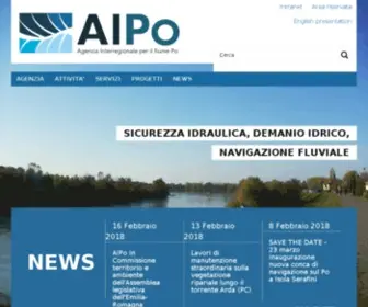 Agenziapo.it(Agenzia Interregionale per il fiume PO) Screenshot