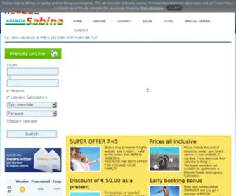 Agenziasabina.it(Holiday houses in bibione) Screenshot