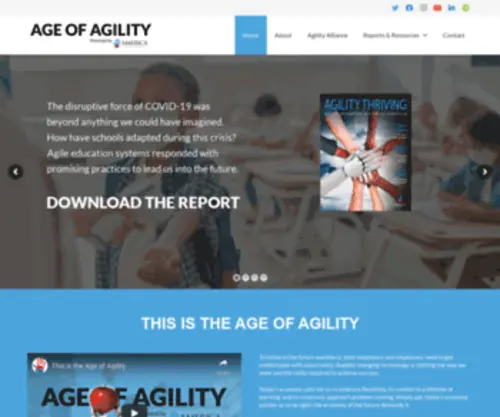 Ageofagility.org(Ageofagility) Screenshot