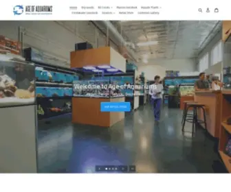 Ageofaquariums.biz(Buy Coral Online) Screenshot