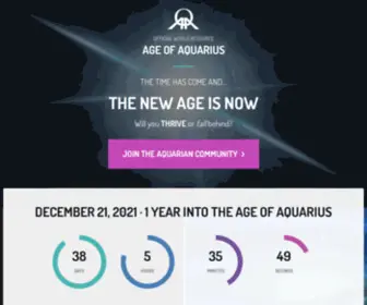 Ageofaquarius.org(Official World Resource) Screenshot