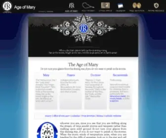 Ageofmary.com(The Age of Mary) Screenshot
