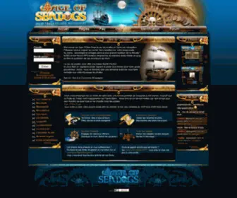 Ageofseadogs.com(Jeu de pirates rpg multijoueurs) Screenshot