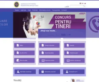 Agepi.md(AGENȚIA DE STAT PENTRU PROPRIETATEA INTELECTUALĂ) Screenshot