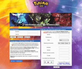 Agepokemon.com(Pokémon) Screenshot