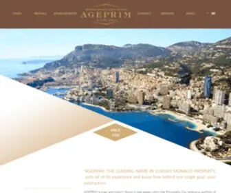 Ageprim.com(Monaco Property) Screenshot