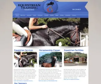 Agequestrian.com(Horse Riding and Jumping Lessons in San Luis Obispo) Screenshot