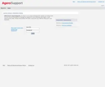Agerosupport.com(Roadside Assistance Service Provider Network) Screenshot