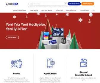 Agesa.com.tr(Bireysel Emeklilik ve Hayat Sigortası) Screenshot