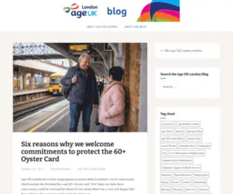 Ageuklondonblog.org.uk(The Age UK London Blog) Screenshot