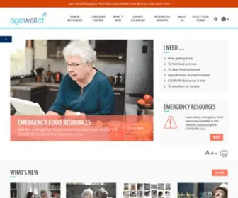 Agewellct.org(Age Well CT) Screenshot