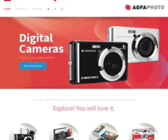 Agfaphoto.com(Die Produktvielfalt von AgfaPhoto: Kameras) Screenshot