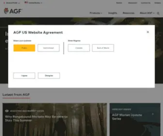 AGF.com(U.s. homepage) Screenshot