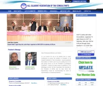 AGFTC.in(AGFTC-All Gujarat Federation of Tax Consultants, Ahmedabad) Screenshot