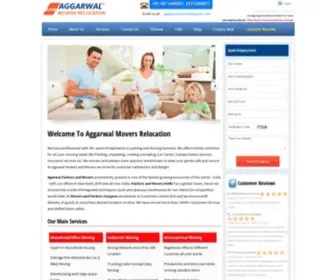 Aggarwalmoversrelocation.co.in(Agarwal Packers and Movers Gurgaon) Screenshot