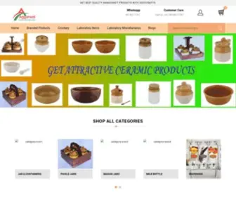 AggarwalStores.in(Aggarwal Crockery & Scientific Stores) Screenshot