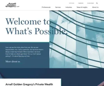 AGG.com(Arnall Golden Gregory LLP) Screenshot