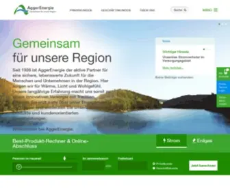 Aggerenergie.de(Gemeinsam für unsere Region) Screenshot