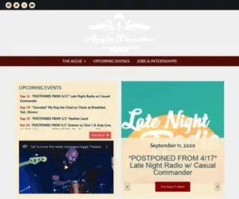 Aggietheater.com(This is the default server vhost) Screenshot