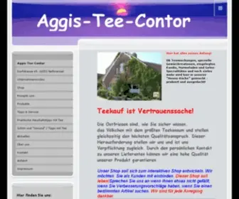 Aggis-Tee-Contor.de(Ostfriesland pur) Screenshot