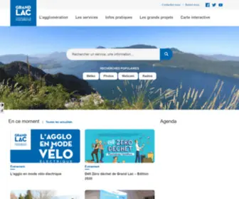 Agglo-LaCDubourget.fr(Grand Lac communauté d'agglomération (Savoie)) Screenshot