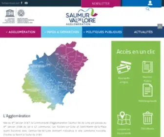 Agglo-Saumur.fr(Saumur agglo) Screenshot