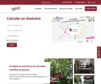 Agglobus.com(Réseau) Screenshot