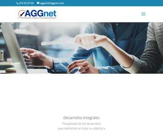 Aggnet.com(Inicio) Screenshot