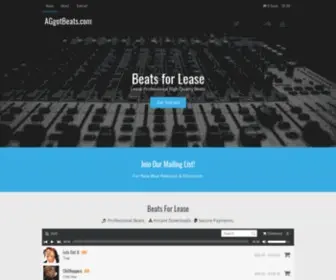 Aggotbeats.com(AG Got Beats) Screenshot