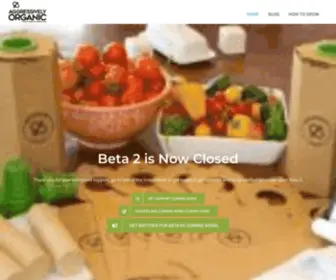 Aggressivelyorganic.com(A Micro Global Solution to End Food Insecurity) Screenshot