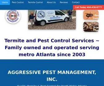 Aggressivepest.com(Aggressive Pest Management) Screenshot