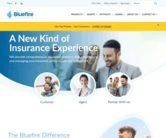 Aggressiveusa.com(Bluefire Insurance) Screenshot